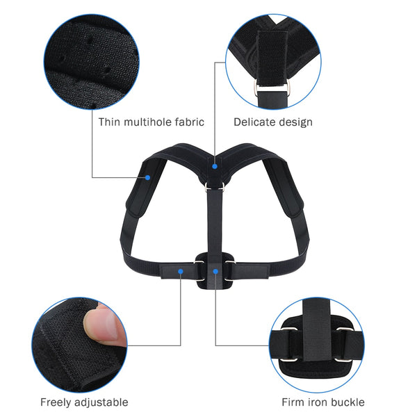 Back Support Brace for Men Women - Posture Rejuv