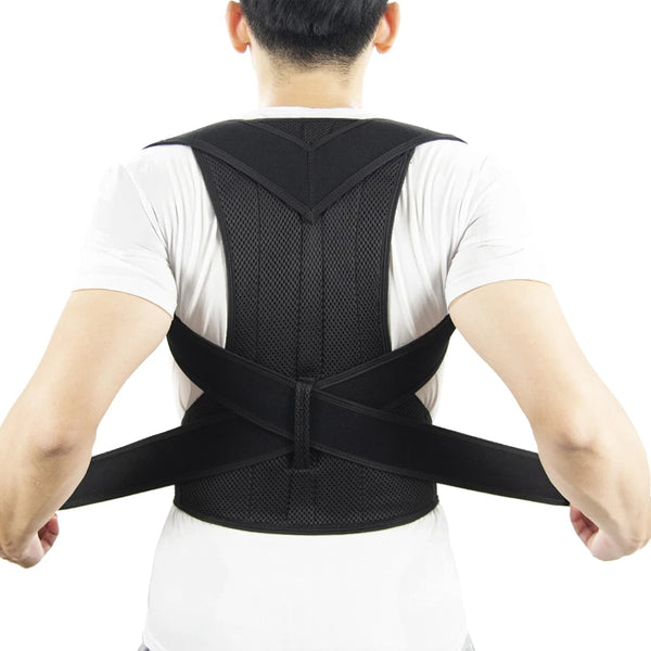 Back Support Shoulder Lumbar Brace - Posture Rejuv